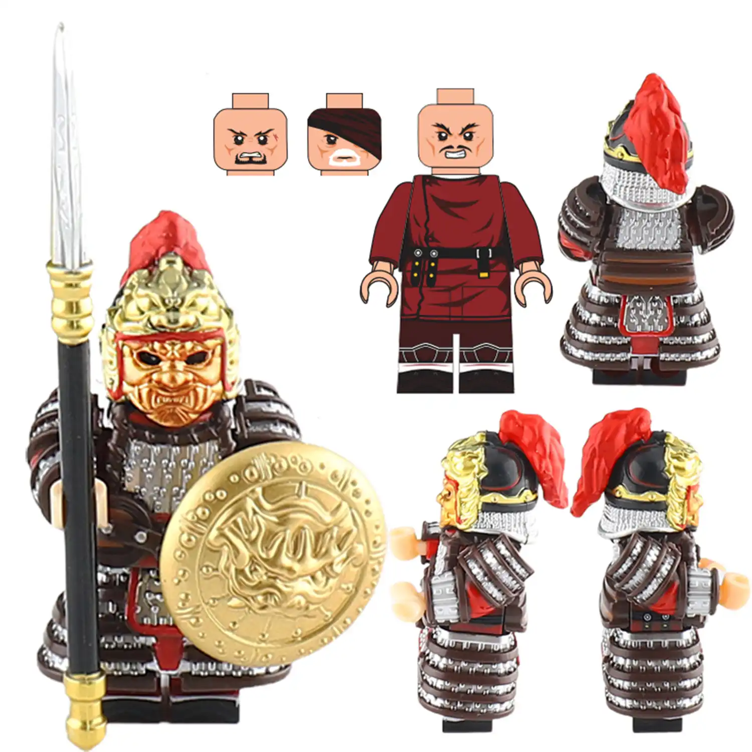 Minifigure Tang Dynastys Xuan Jia Army soldier LEGO Alternative