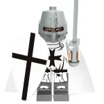 Minifigure Teutonic Crusader Knight Templar LEGO Alternative