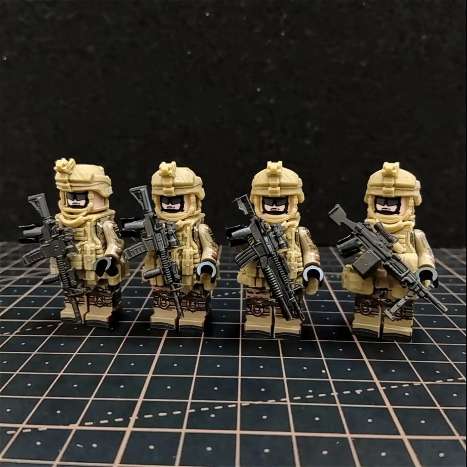 Minifigure - US Army fireteam (LEGO Alternative)