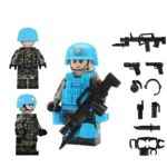 Minifigure - United Nations UN Peacekeeper (LEGO Alternative)