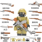 Minifigure - World War II era soldier (LEGO Alternative)