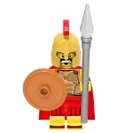 Minifigure ancient Greek Hoplite Spartan Warrior LEGO Alternative