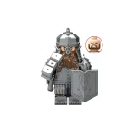 Minifigure dwarf warrior LEGO Alternative