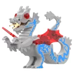 Minifigure medieval Great dragon grey LEGO Alternative