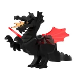 Minifigure medieval dragon black LEGO Alternative