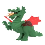 Minifigure medieval dragon green LEGO Alternative