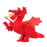 Minifigure medieval dragon red LEGO Alternative
