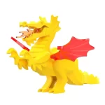 Minifigure medieval dragon yellow LEGO Alternative