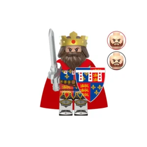 Minifigure medieval king Richard the Lionheart LEGO Alternative
