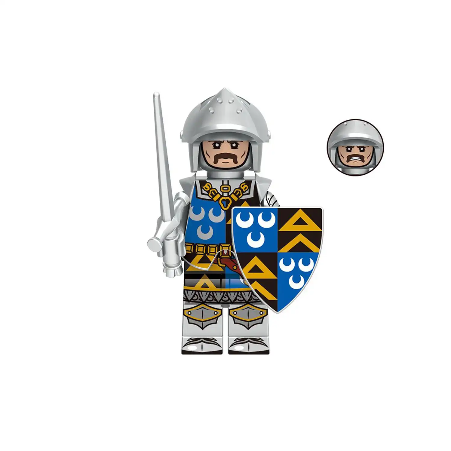Minifigure medieval knight noble house faction LEGO Alternative