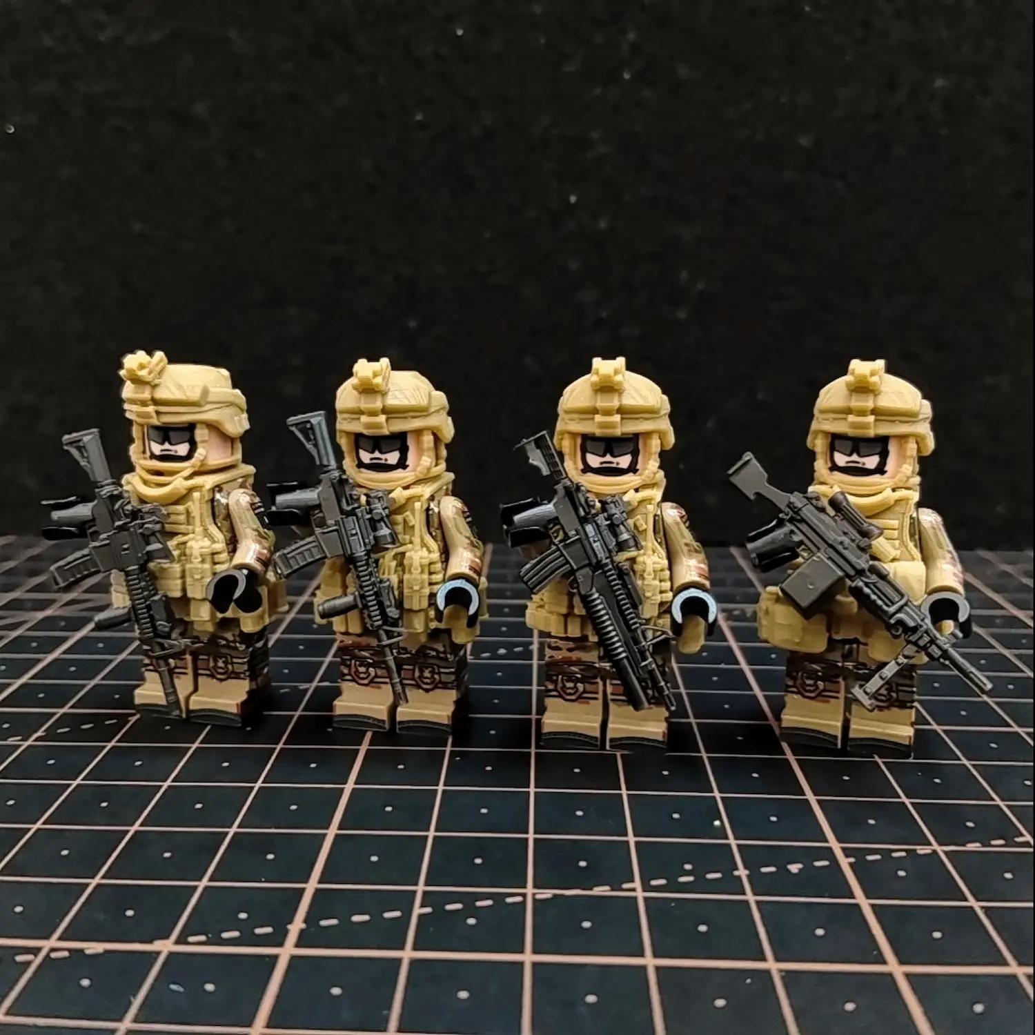 Minifigure - military fire team (LEGO Alternative)