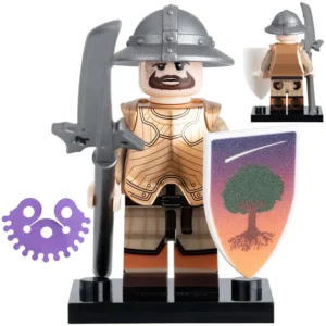 Minifigure militia soldier or town guard LEGO Alternative