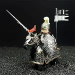 Minifigure mounted knight and warhorse LEGO Alternative