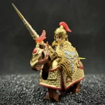 Minifigure mounted knight and warhorse LEGO Alternative
