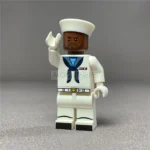 Minifigure - sailor naval dark skin - LEGO Alternative