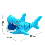 Minifigure - shark bright blue - LEGO Alternative