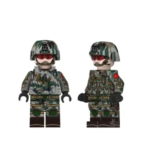 Minifigure - soldier of the Peoples Liberation Army PLA of China (LEGO Alternative)