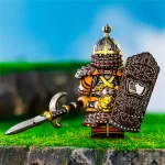 Minifigure warrior Iron Pagoda cavalryman China Jin Dynasty heavily armored LEGO Alternative