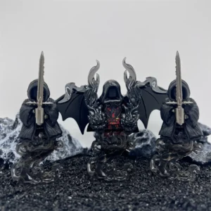 Minifigure – Abyss Abyssal Demon and two Ringwraiths (LEGO Alternative)