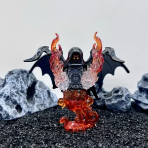 Minifigure – Abyssal Flame Demon Balrog type fantasy monster (LEGO Alternative)