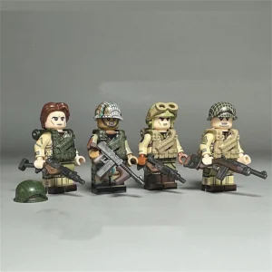 Minifigure – Band of Brothers figures World War II era US military uniforms (LEGO Alternative)