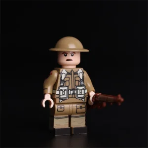 Minifigure – British Army Private from the 50th Division (LEGO Alternative)