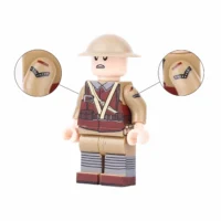 Minifigure – British Army infantryman, known colloquially as a Tommy, from the World War I era (1914-1918) (LEGO Alternative) Minifigure – British Army infantryman, known colloquially as a Tommy, from the World War I era (1914-1918) (LEGO Alternative)