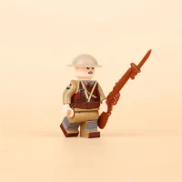 Minifigure – British World War I Soldier (LEGO Alternative) Minifigure – British World War I Soldier (LEGO Alternative)