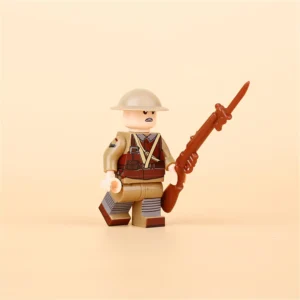 Minifigure – British World War I Soldier (LEGO Alternative)