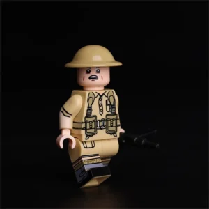 Minifigure – British soldier from the 7th Armoured Division Desert Rats (LEGO Alternative)