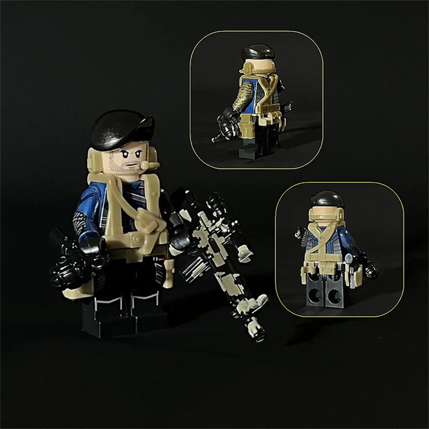 Minifigure – Captain Sergeant Commander Sweeper Irish Mercenary (LEGO Alternative)
