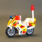Minifigure – Chinese Traffic Police Motorcycle Patrol unit (LEGO Alternative)