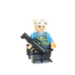 Minifigure – Chinese Traffic Police Officer (LEGO Alternative)