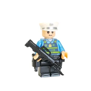 Minifigure – Chinese Traffic Police Officer (LEGO Alternative)
