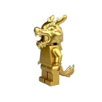 Minifigure – Dragon Dancer Gold-plated (LEGO Alternative)
