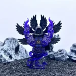 Minifigure – Eight Winged Abyss Mage with purple magical gradient flame (LEGO Alternative)