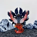 Minifigure – Eight Winged Flame Demon with red gradient flame (LEGO Alternative)