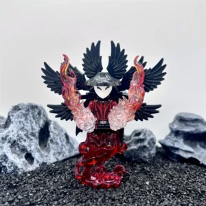 Minifigure – Eight Winged Ghost Faced Magician Demon with gradient flame powers (LEGO Alternative)