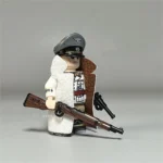 Minifigure – Erwin Rommel Desert Fox German Field Marshal general officer from World War II (LEGO Alternative)