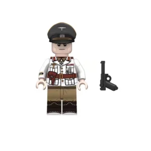 Minifigure – Erwin Rommel German Field Marshal officer World War II (LEGO Alternative)