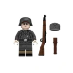 Minifigure – Estonian volunteer soldier who served with the German military 20th Waffen Grenadier Division of the SS (1st Estonian) during World War II (LEGO Alternative)