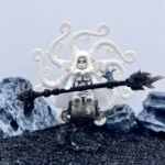 Minifigure – Flame Wizard white (LEGO Alternative)