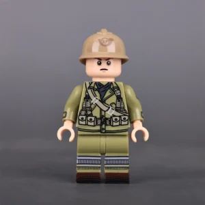 Minifigure – French Infantry Soldier from WWI early WWII (LEGO Alternative)