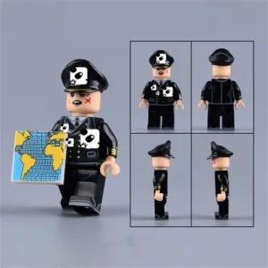 Minifigure – German Kriegsmarine Officer Lieutenant Commander from WWII (LEGO Alternative)