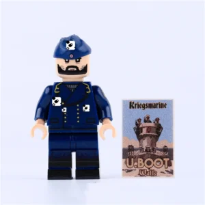 Minifigure – German Kriegsmarine U-boat submarine officer (LEGO Alternative)