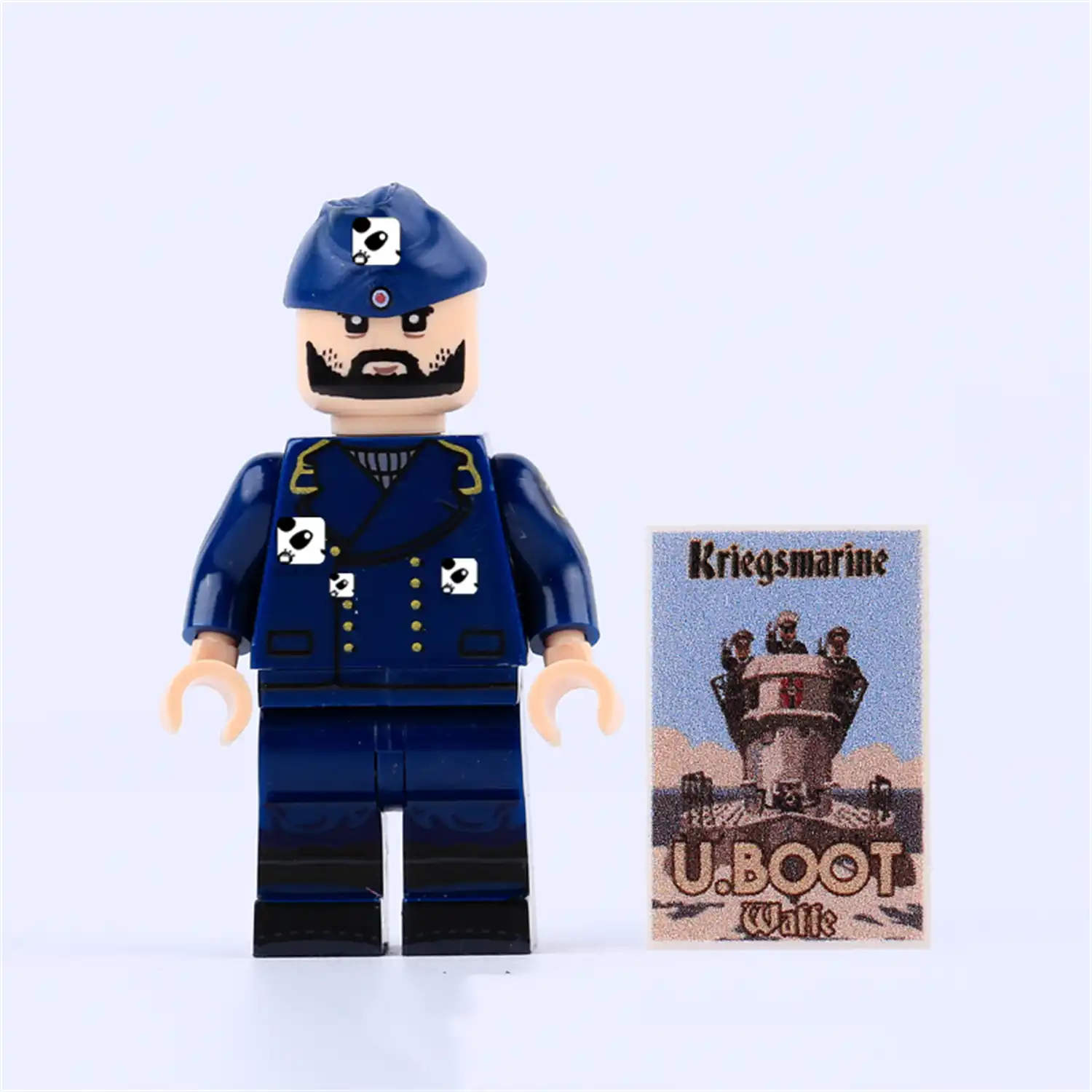 Minifigure – German Kriegsmarine U-boat submarine officer (LEGO Alternative)