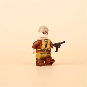 Minifigure – German Luftwaffe Air Force Pilot WWII North African campaign (LEGO Alternative)