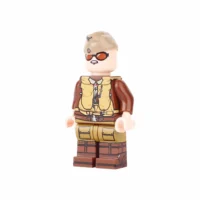 Minifigure – German Luftwaffe Air Force Pilot WWII North African campaign (LEGO Compatible) in white background Minifigure – German Luftwaffe Air Force Pilot WWII North African campaign (LEGO Compatible) in white background