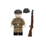 Minifigure – German Luftwaffe (Air Force) ground combat soldier from the mid-to-late period of World War II (LEGO Compatible)