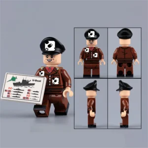Minifigure – German U Boat Senior Non Commissioned Officer NCO from WWII (LEGO Alternative)